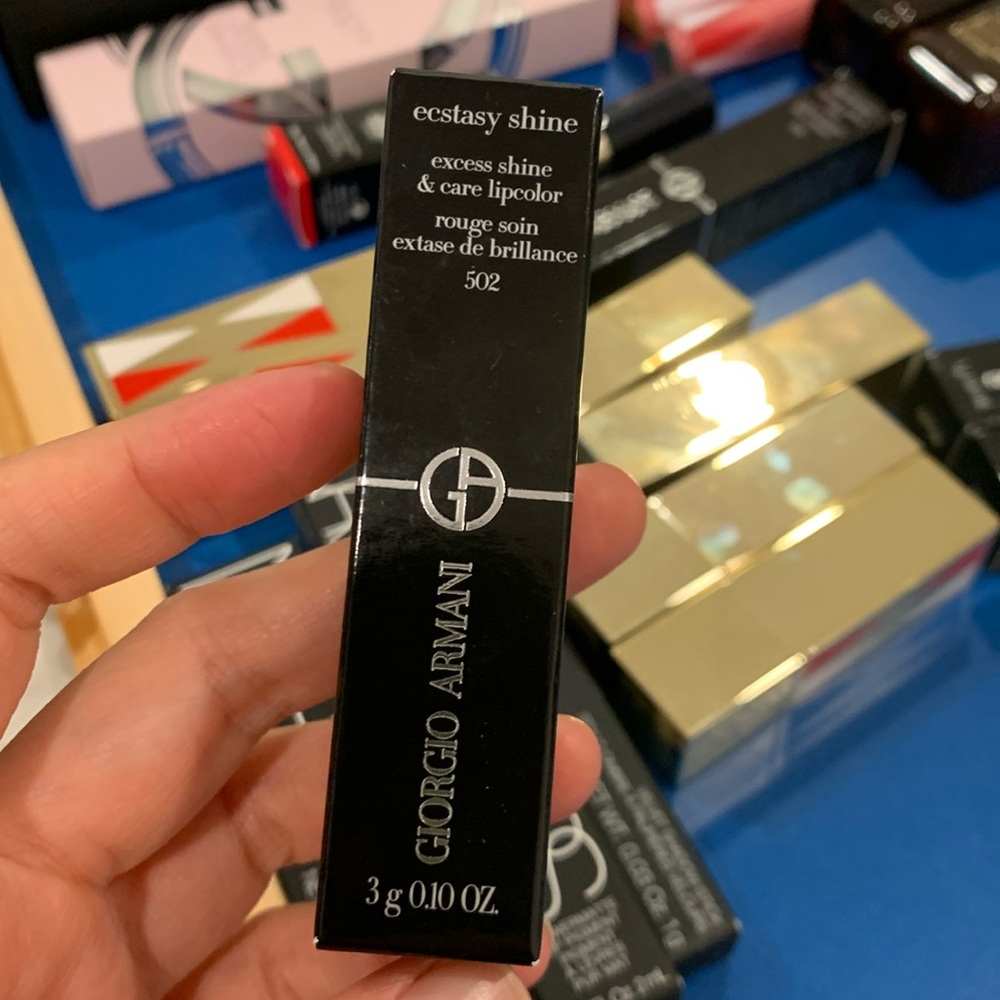 Giorgio Armani Ecstasy Shine Lipstick, #502 Drama Pink 3 g